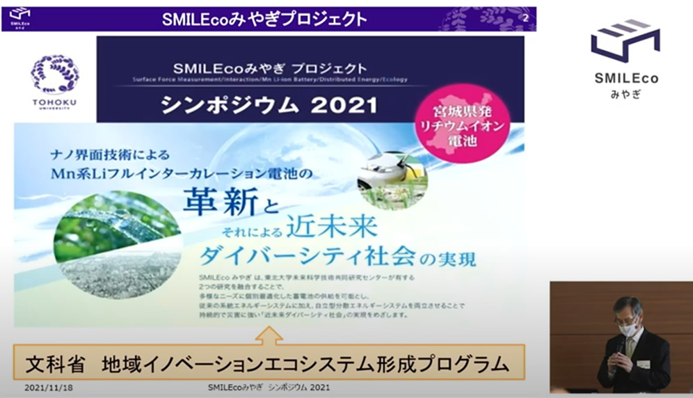 SMILEcoみやぎプロジェクト シンポジウム2021